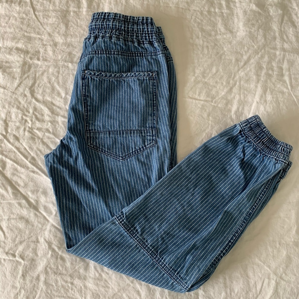 Pinstripe joggers